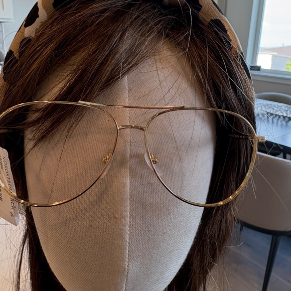 NWT Longchamp LO139S-712 Gold Aviator Frames No Lenses Reading Glasses - Picture 1 of 8